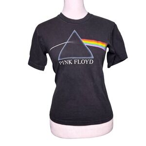 Vintage Pink Floyd Dark Side of the Moon Cygnus Baby Tee 2004 Size Small